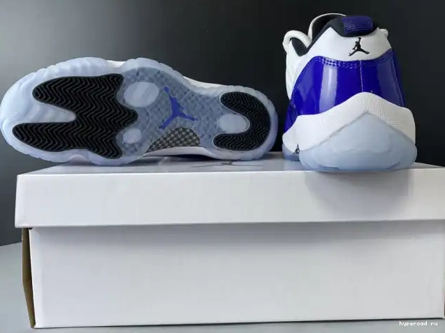 White Low Retro Jordan AH7860-100 Air 11 Concord 0420